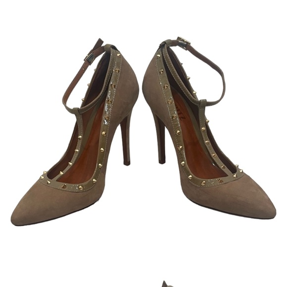 Schutz Studded Heels - Picture 2 of 10